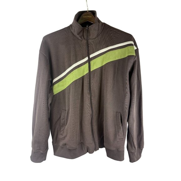 VTG Skater Surfer Pineapple Connection Full Zip Collared Sweatshirt, Men's XL - Picture 2 of 11